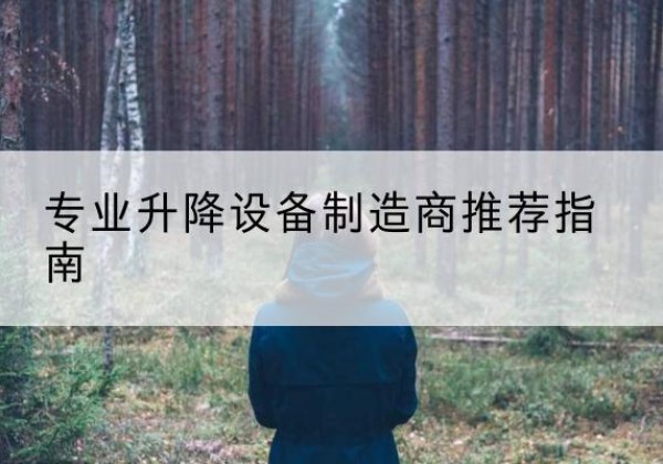 宣恩电动剪叉升降平台厂家-专业升降设备制造商推荐指南